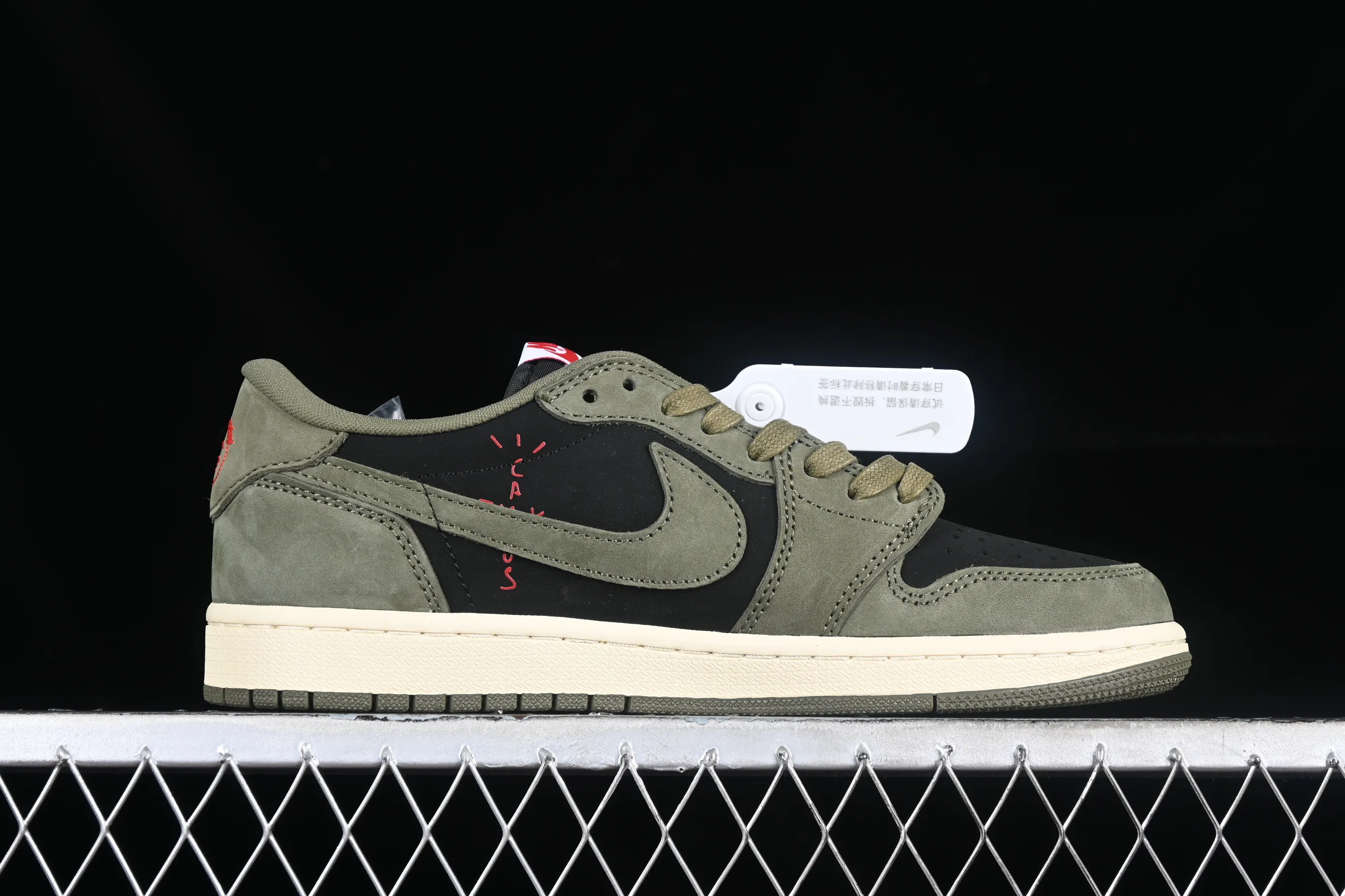 All categories Air Jordan Jordan series basketball shoes Air Jordan 1 Low P version Travis Scott x Air Jordan 1 Low OG AJ1 Joe 1 undercut low DM7866-002